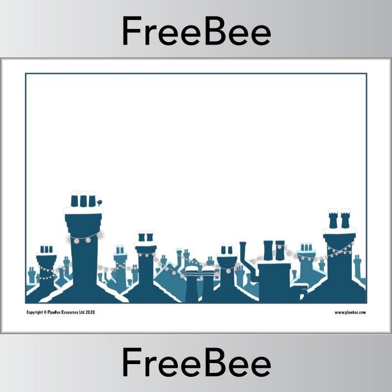 Free Festive Santas Sleigh Drawing challenge by PlanBee