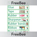 PlanBee DT Vocabulary Cards | Display Pack | PlanBee