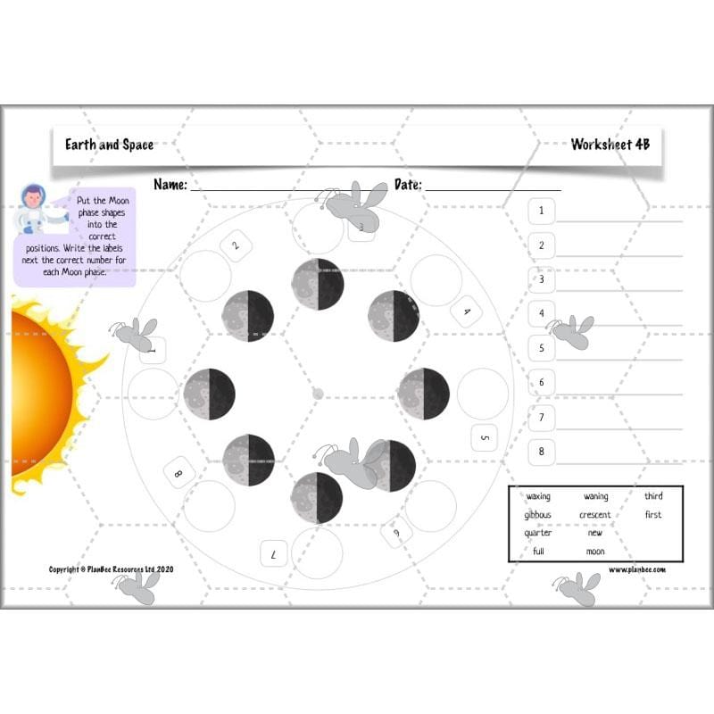 PlanBee Earth and Space Year 5 Science Planning by PlanBee