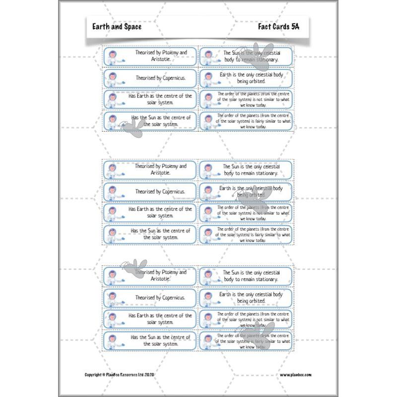 PlanBee Earth and Space Year 5 Science Planning by PlanBee