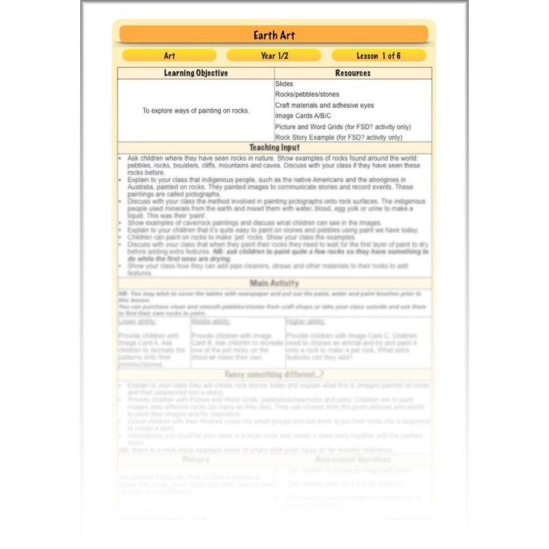 PlanBee Earth Art KS1 Nature Art for Kids by PlanBee