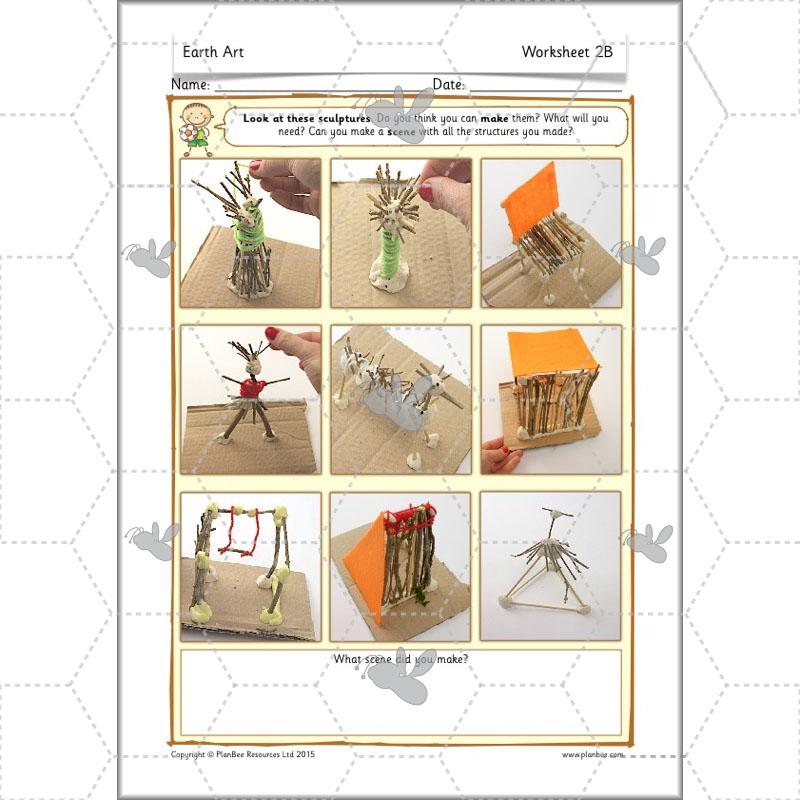 PlanBee Earth Art KS1 Nature Art for Kids by PlanBee