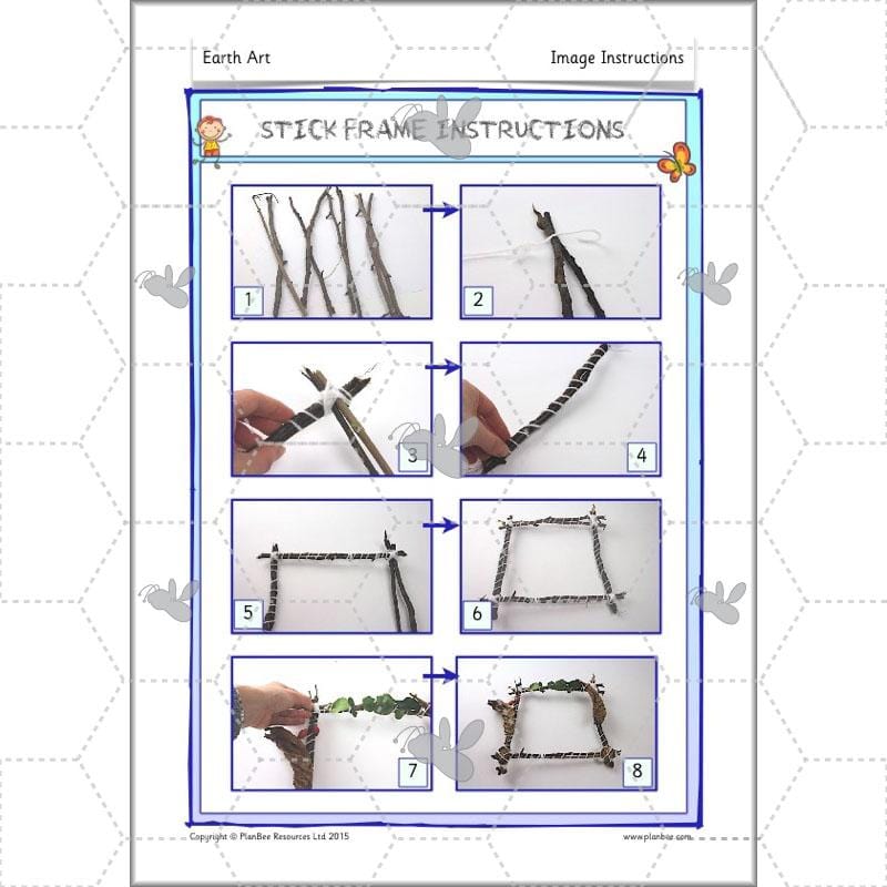 PlanBee Earth Art KS1 Nature Art for Kids by PlanBee