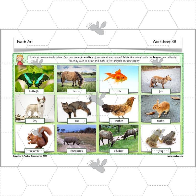 PlanBee Earth Art KS1 Nature Art for Kids by PlanBee