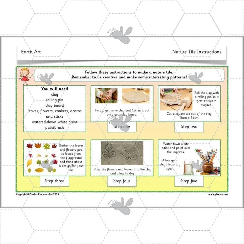 PlanBee Earth Art KS1 Nature Art for Kids by PlanBee