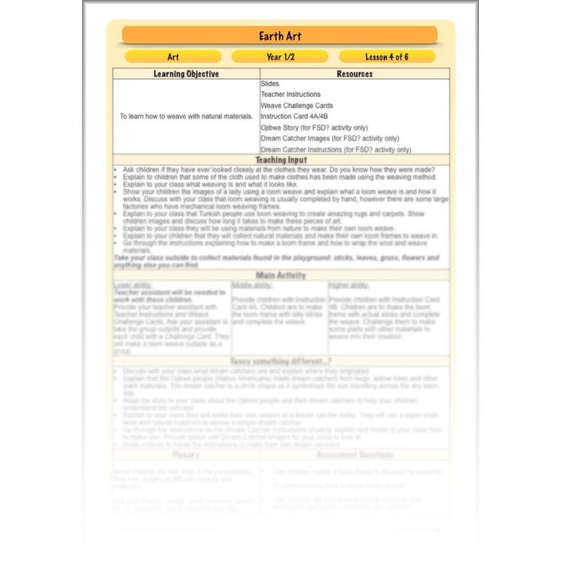 PlanBee Earth Art KS1 Nature Art for Kids by PlanBee