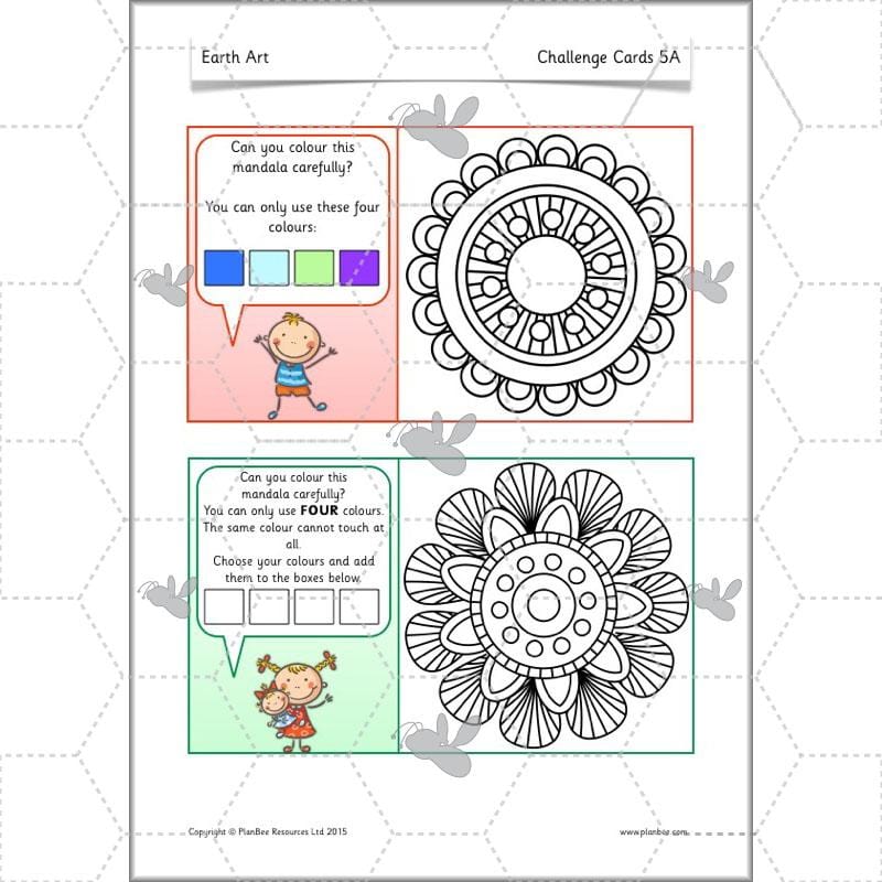 PlanBee Earth Art KS1 Nature Art for Kids by PlanBee