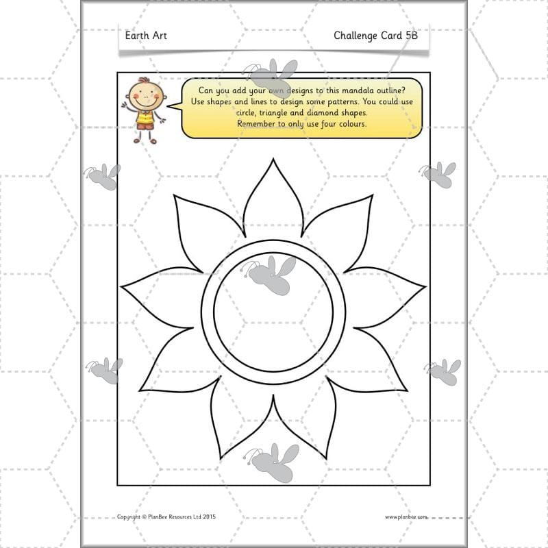 PlanBee Earth Art KS1 Nature Art for Kids by PlanBee