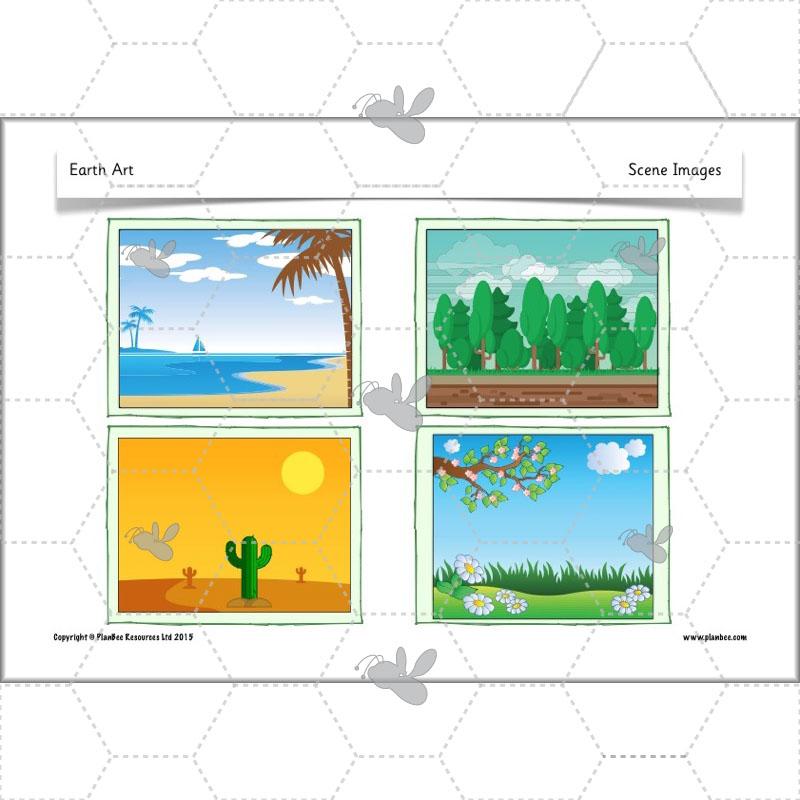 PlanBee Earth Art KS1 Nature Art for Kids by PlanBee