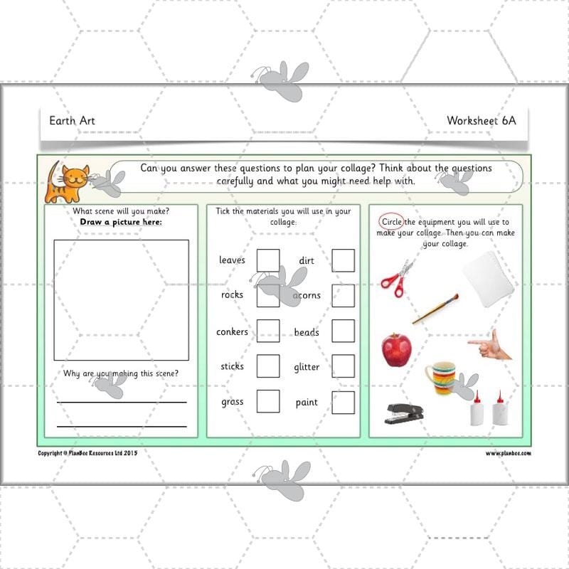 PlanBee Earth Art KS1 Nature Art for Kids by PlanBee
