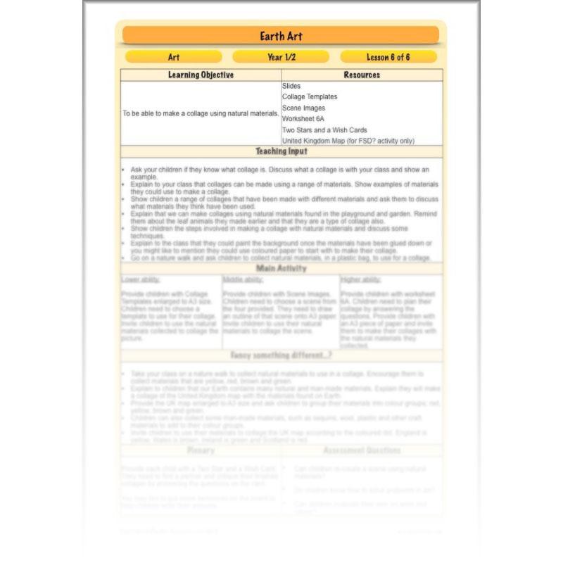 PlanBee Earth Art KS1 Nature Art for Kids by PlanBee