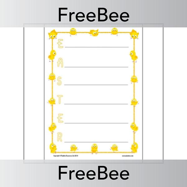 FREE Easter Acrostic Poem Template by PlanBee