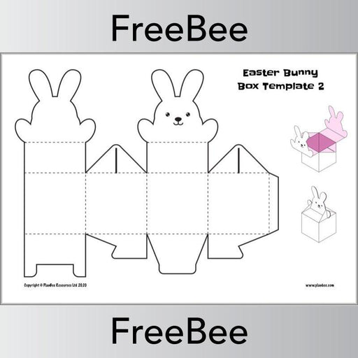 PlanBee Easter Boxes Template | Free PlanBee Resource