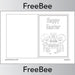 PlanBee Easter Card Template | Free PlanBee Resource