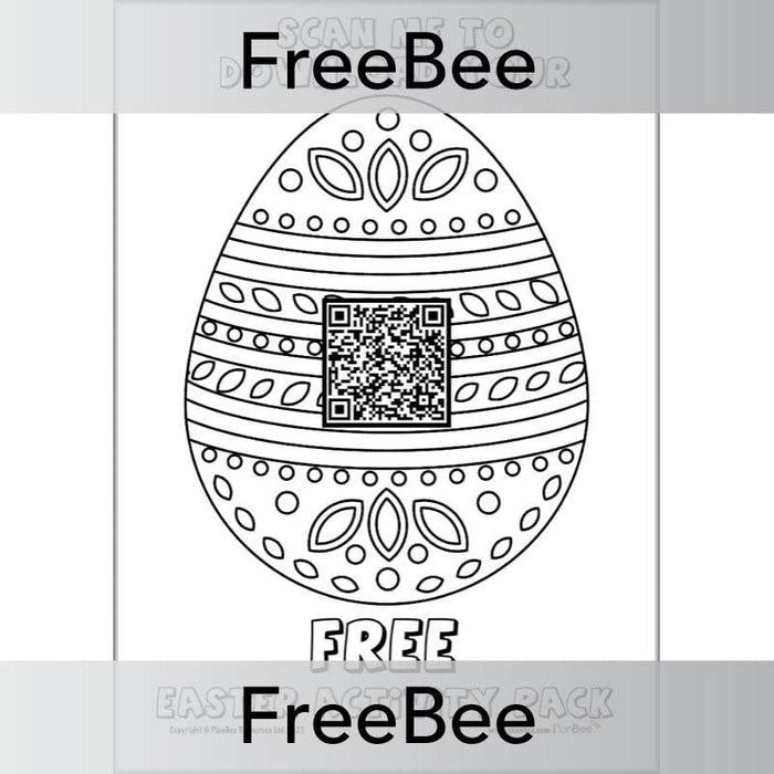Free Easter Colouring Pages Printable by PlanBee