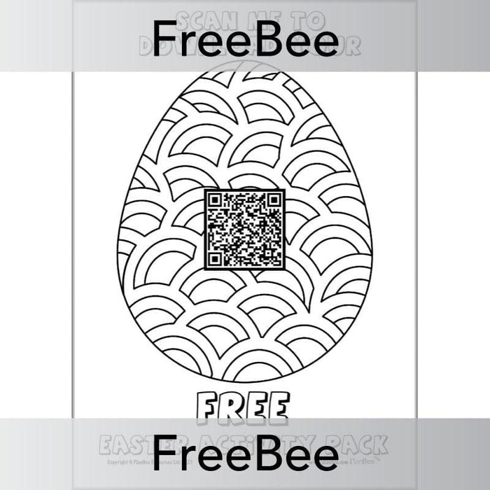 Free Easter Colouring Pages Printable by PlanBee