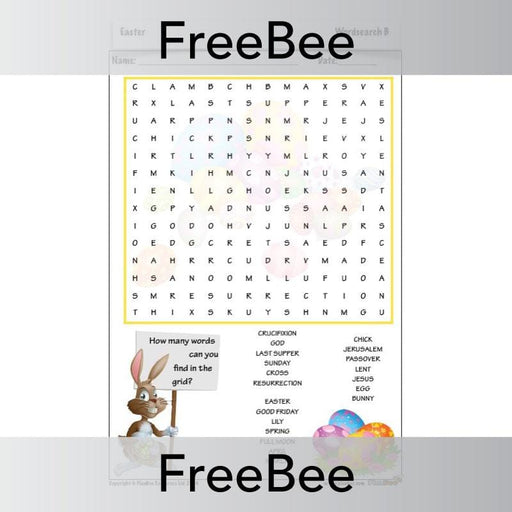 PlanBee Printable Easter Word Search KS2 | Free PlanBee Resource