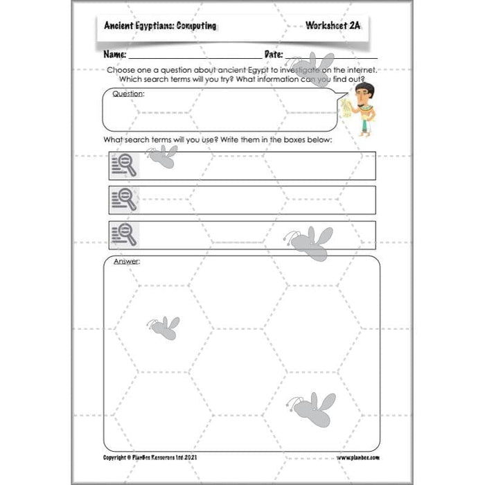 PlanBee Ancient Egyptians KS2 Topic | Ancient Egypt Year 3/4 lessons