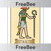 PlanBee FREE RA Ancient Egyptian Gods KS2 Posters 