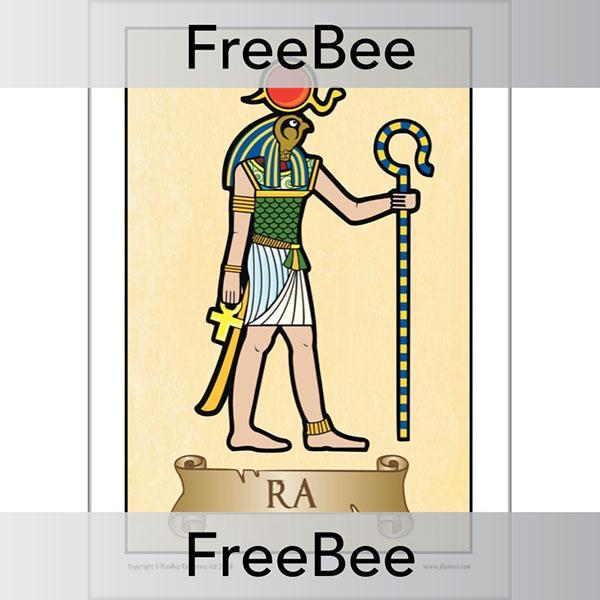PlanBee FREE RA Ancient Egyptian Gods KS2 Posters 