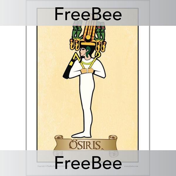 PlanBee FREE OSIRIS Ancient Egyptian Gods KS2 Posters 