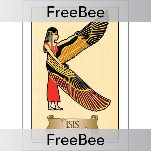 PlanBee FREE ISIS Ancient Egyptian Gods KS2 Posters 