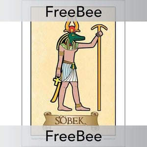 FREE Ancient Egyptian Gods KS2 Posters by PlanBee