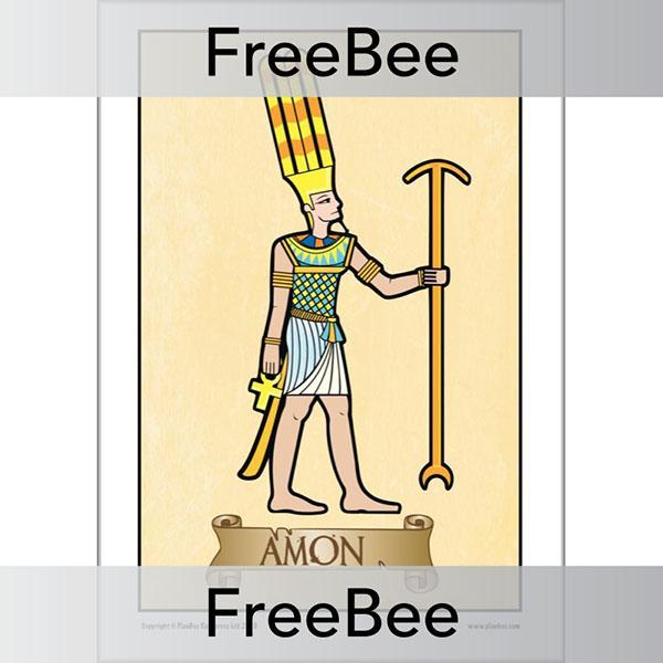 PlanBee FREE AMON Ancient Egyptian Gods KS2 Posters 