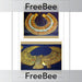 PlanBee Free Egyptian Necklace Picture Cards by PlanBee