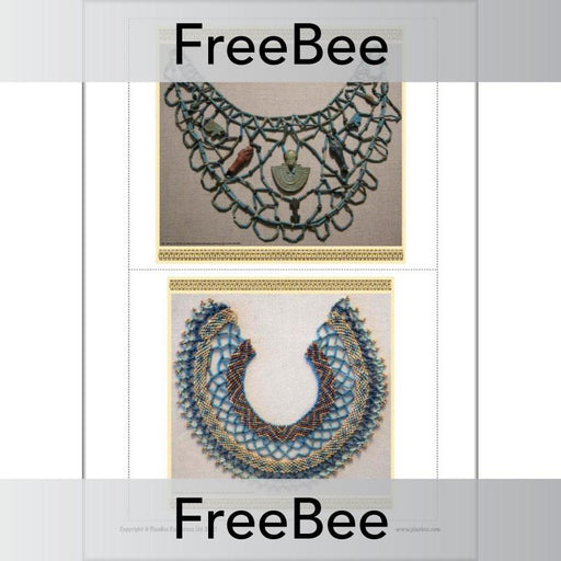 Free Egyptian Necklace Display Picture Cards by PlanBee