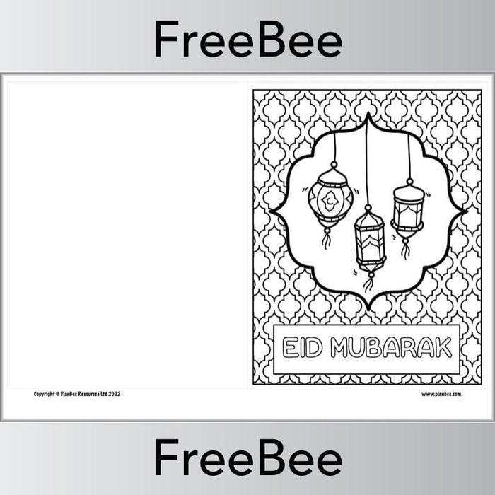 PlanBee FREE Eid Cards by PlanBee