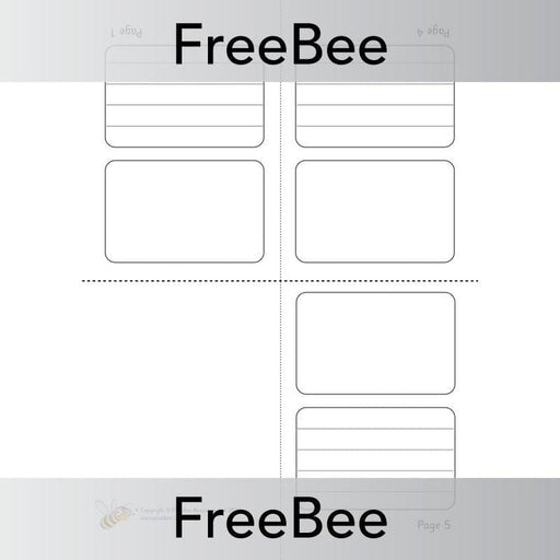 PlanBee Booklet Template | PlanBee FreeBees