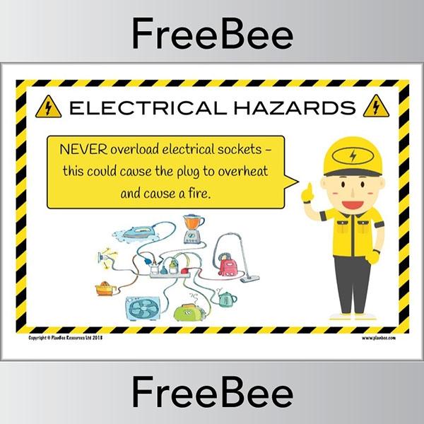 PlanBee FREE Electrical Hazards Posters by PlanBee