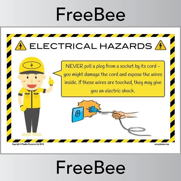 PlanBee FREE Electrical Hazards Posters by PlanBee