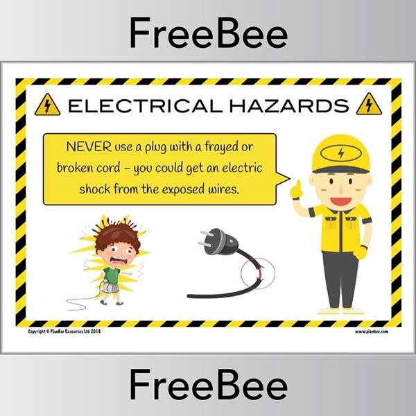 PlanBee FREE Electrical Hazards Posters by PlanBee