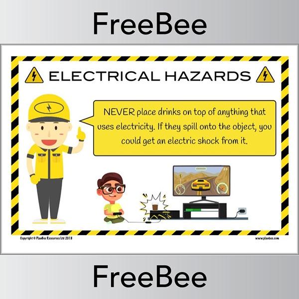 PlanBee FREE Electrical Hazards Posters by PlanBee