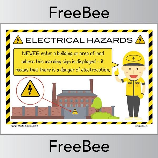 PlanBee FREE Electrical Hazards Posters by PlanBee