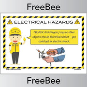 PlanBee FREE Electrical Hazards Posters by PlanBee