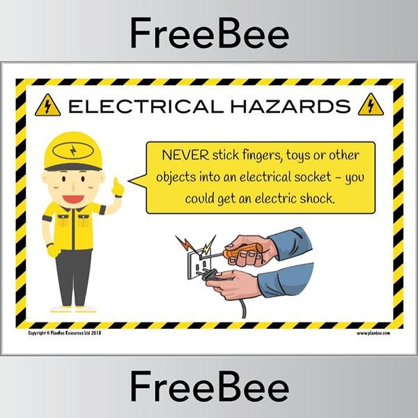 PlanBee FREE Electrical Hazards Posters by PlanBee