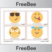 PlanBee Free printable emojis emotion faces by PlanBee