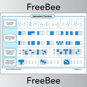 PlanBee FREE Equivalent Fractions Worksheet | PlanBee