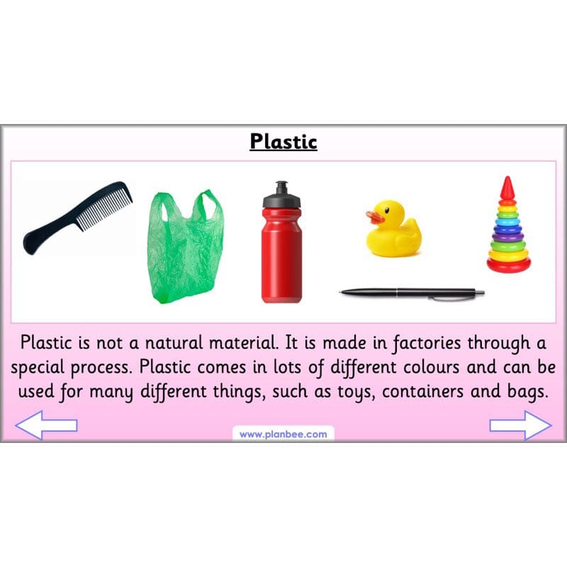 PlanBee Everyday Materials Year 1 Science Materials Planning for KS1