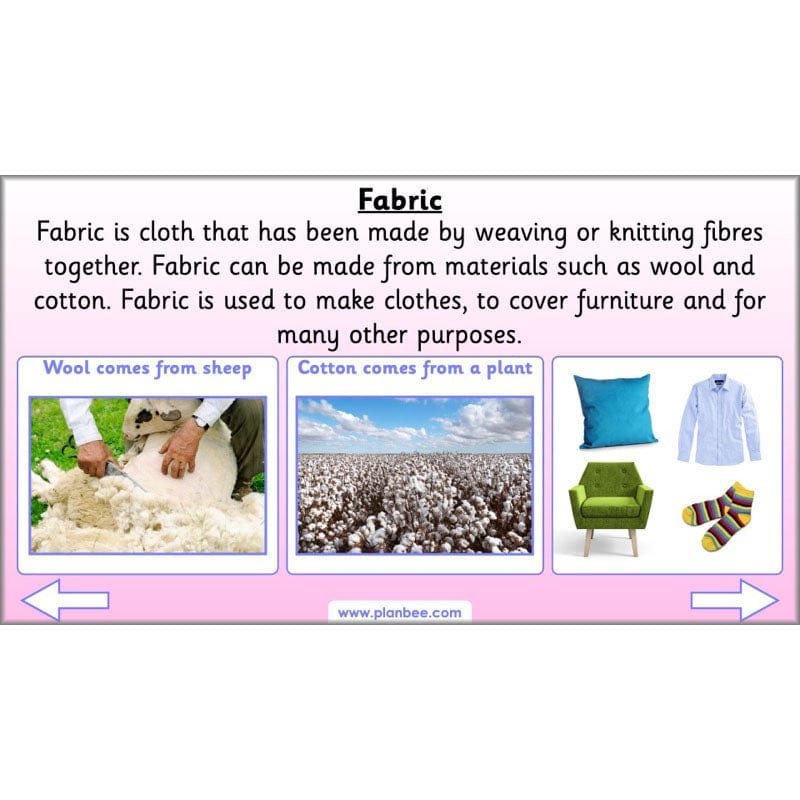 PlanBee Everyday Materials Year 1 Science Materials Planning for KS1