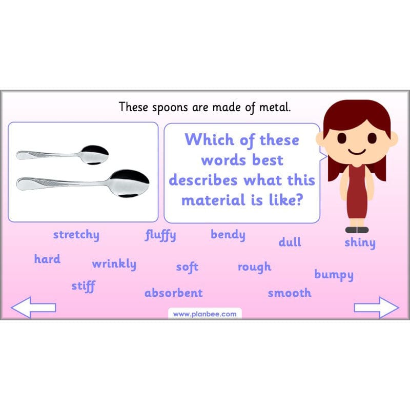 PlanBee Everyday Materials Year 1 Science Materials Planning for KS1