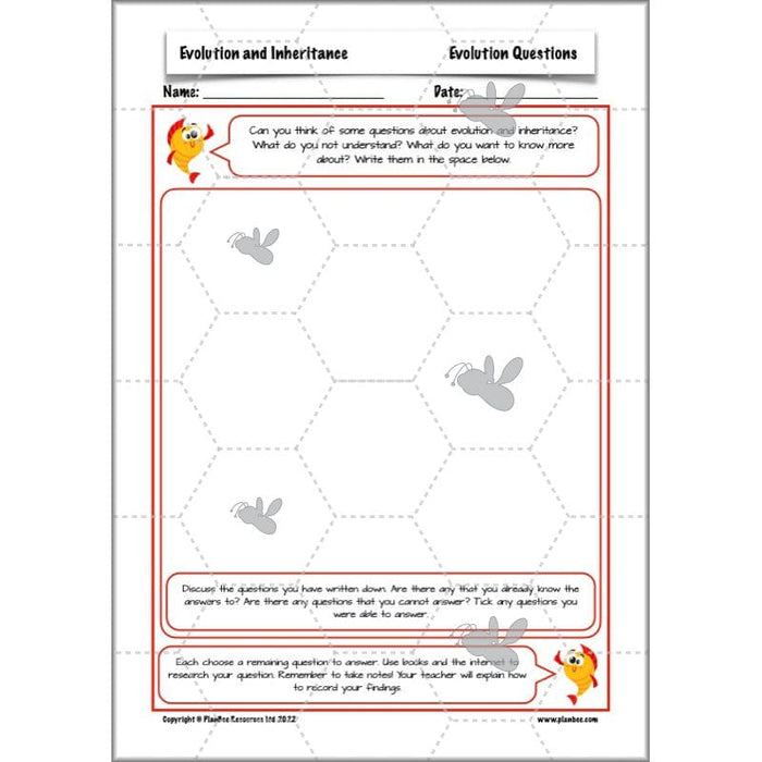PlanBee Evolution and Inheritance KS2 | Year 6 Science by PlanBee