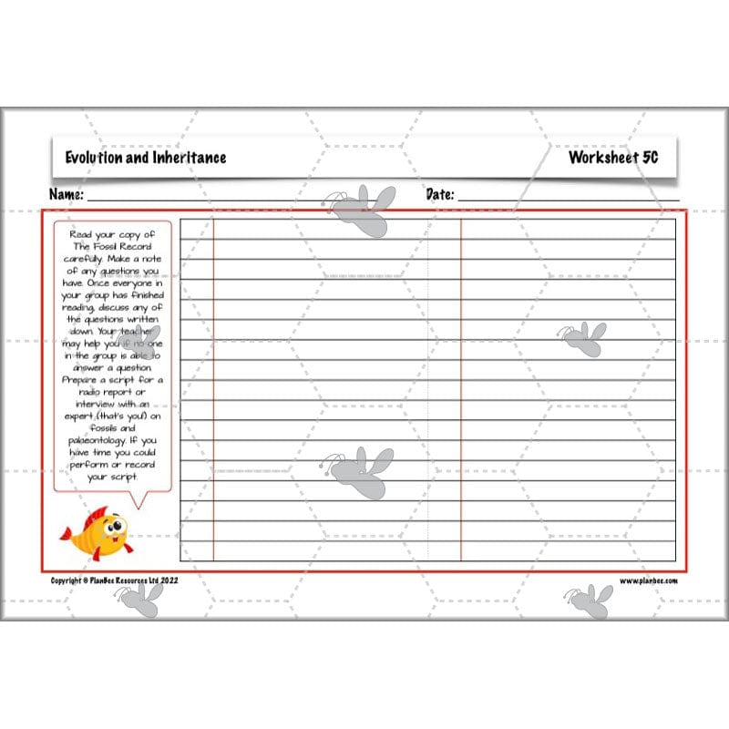 PlanBee Evolution and Inheritance KS2 | Year 6 Science by PlanBee