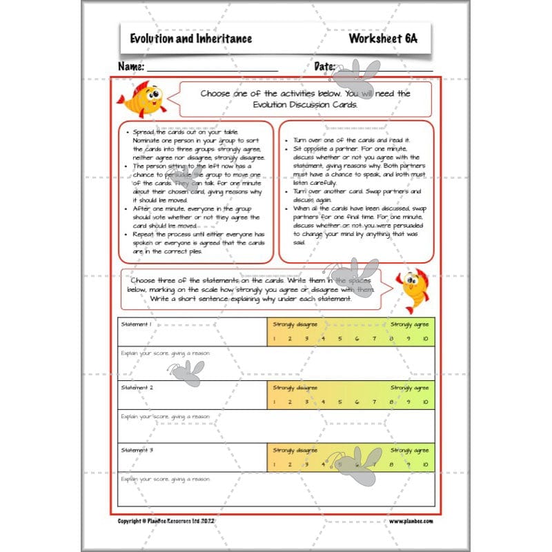 PlanBee Evolution and Inheritance KS2 | Year 6 Science by PlanBee