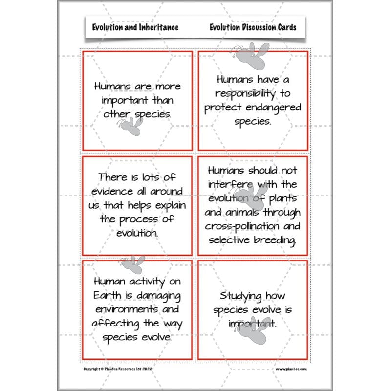 PlanBee Evolution and Inheritance KS2 | Year 6 Science by PlanBee