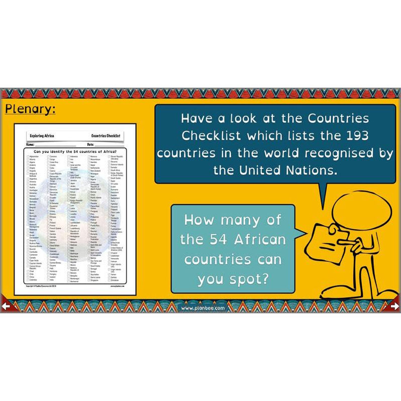 Exploring Africa KS2 Geography lessons for Year 5 & Year 6 — PlanBee