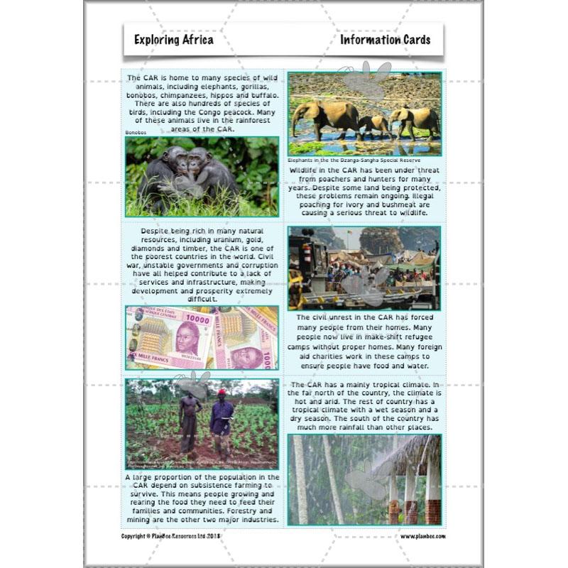 PlanBee Exploring Africa KS2 Geography lessons for Year 5 & Year 6